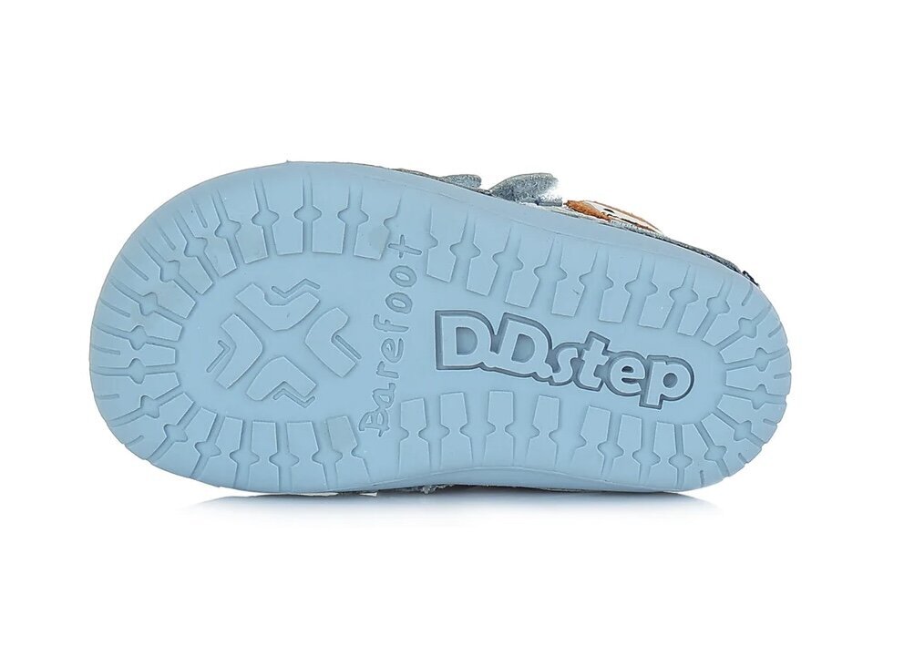 Poiste nahast saapad "Barefoot" D.D.Step.S070-381, Sky Blue hind ja info | Laste saapad | kaup24.ee