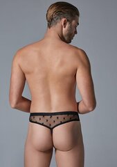 Seksikad meeste aluspüksid koos paelaga Allure Luca Men's Star Thong, must hind ja info | Seksikas pesu meestele | kaup24.ee