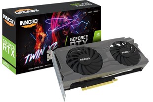 Inno3D GeForce RTX 3050 Twin X2 (N30502-08D6-1190VA42) hind ja info | Videokaardid (GPU) | kaup24.ee