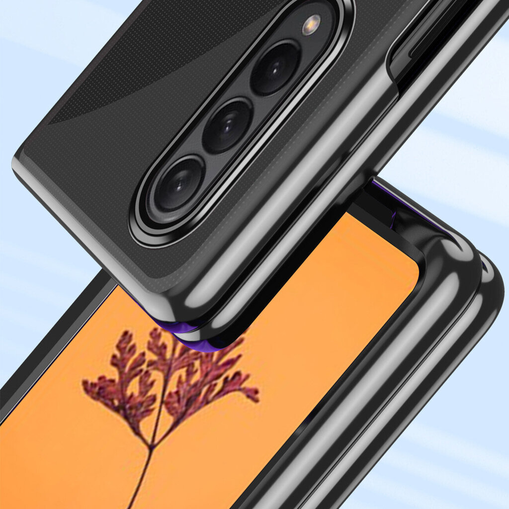 Plating Case, Samsung Galaxy Z Fold 4, must цена и информация | Telefoni kaaned, ümbrised | kaup24.ee