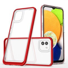 Clear 3in1 для Samsung Galaxy A03, красный цвет цена и информация | Чехлы для телефонов | kaup24.ee