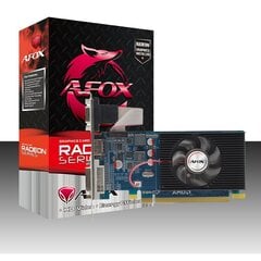 AFOX Radeon HD 6450 1ГБ DDR3 64Bit DVI HDMI VGA LP (AF6450-1024D3L9) цена и информация | Видеокарты | kaup24.ee