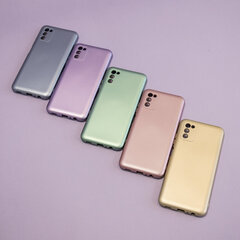 Metallic case for Samsung Galaxy S21 FE gold hind ja info | Telefoni kaaned, ümbrised | kaup24.ee