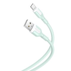 XO cable NB212 USB - USB-C 1,0 m 2,1A green цена и информация | Кабели и провода | kaup24.ee