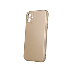 Metallic case for iPhone 11 gold цена и информация | Чехлы для телефонов | kaup24.ee