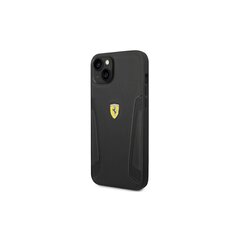 Ferrari case for iPhone 14 Plus 6,7&quot; FEHCP14MRBUK black HC Leather Stamp Sides hind ja info | Telefoni kaaned, ümbrised | kaup24.ee