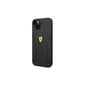 Ferrari case for iPhone 14 Plus 6,7&quot; FEHCP14MRBUK black HC Leather Stamp Sides hind ja info | Telefoni kaaned, ümbrised | kaup24.ee