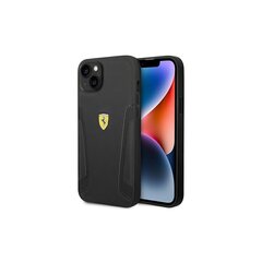 Ferrari FEHCP14MRBUK iPhone 14 Plus 6,7" czarny|black hardcase Leather Stamp Sides цена и информация | Чехлы для телефонов | kaup24.ee