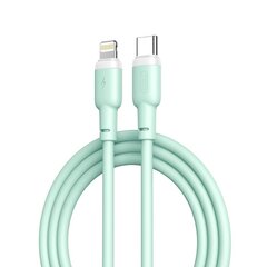 XO cable NB208A PD USB-C - Lightning 1,0m 20W green цена и информация | Кабели и провода | kaup24.ee