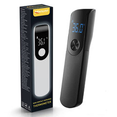 Бесконтактный инфракрасный термометр Manunn Premium Pro, черный цена и информация | Термометры | kaup24.ee