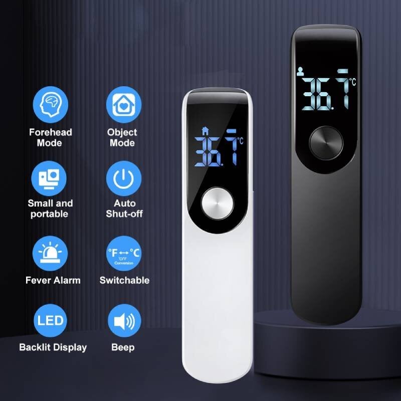 Kontaktivabad infrapuna termomeetrid Manunn Premium Pro, must hind ja info | Termomeetrid | kaup24.ee