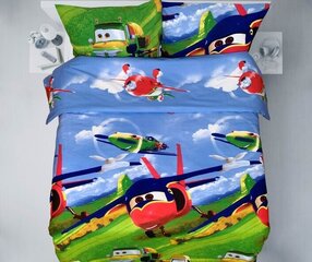 Voodipesu Super Wings 3 osaline, 90x120 cm hind ja info | Beebide ja laste voodipesu | kaup24.ee