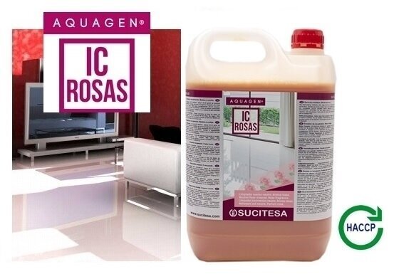 Põrandapuhastusvahend bioalkoholiga Aquagen IC Rosas, 5 l цена и информация | Puhastusvahendid | kaup24.ee