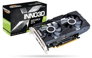 Inno3D GeForce GTX 1650 GDDR6 Twin X2 (N16502-04D6X-1177VA25) цена и информация | Видеокарты | kaup24.ee