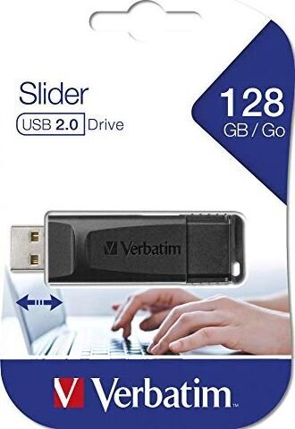 Verbatim Store N Go Slider 128GB цена и информация | Mälupulgad | kaup24.ee