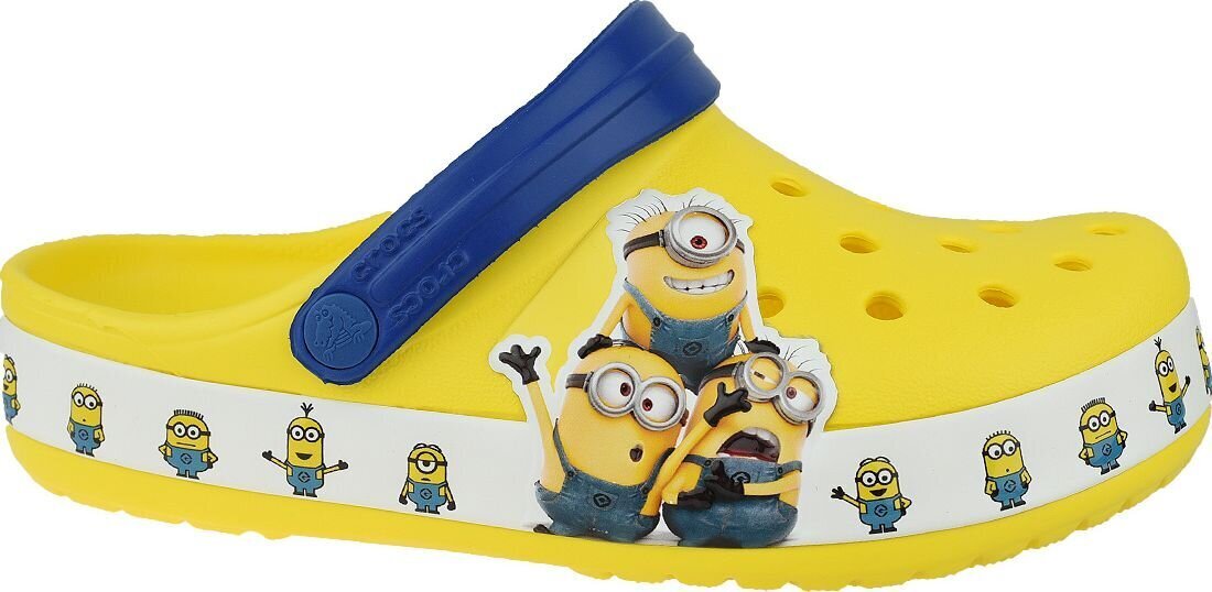 Poiste jalatsid Crocs Fun Lab Minions Multi Clog, Kollane цена и информация | Laste kummijalatsid | kaup24.ee