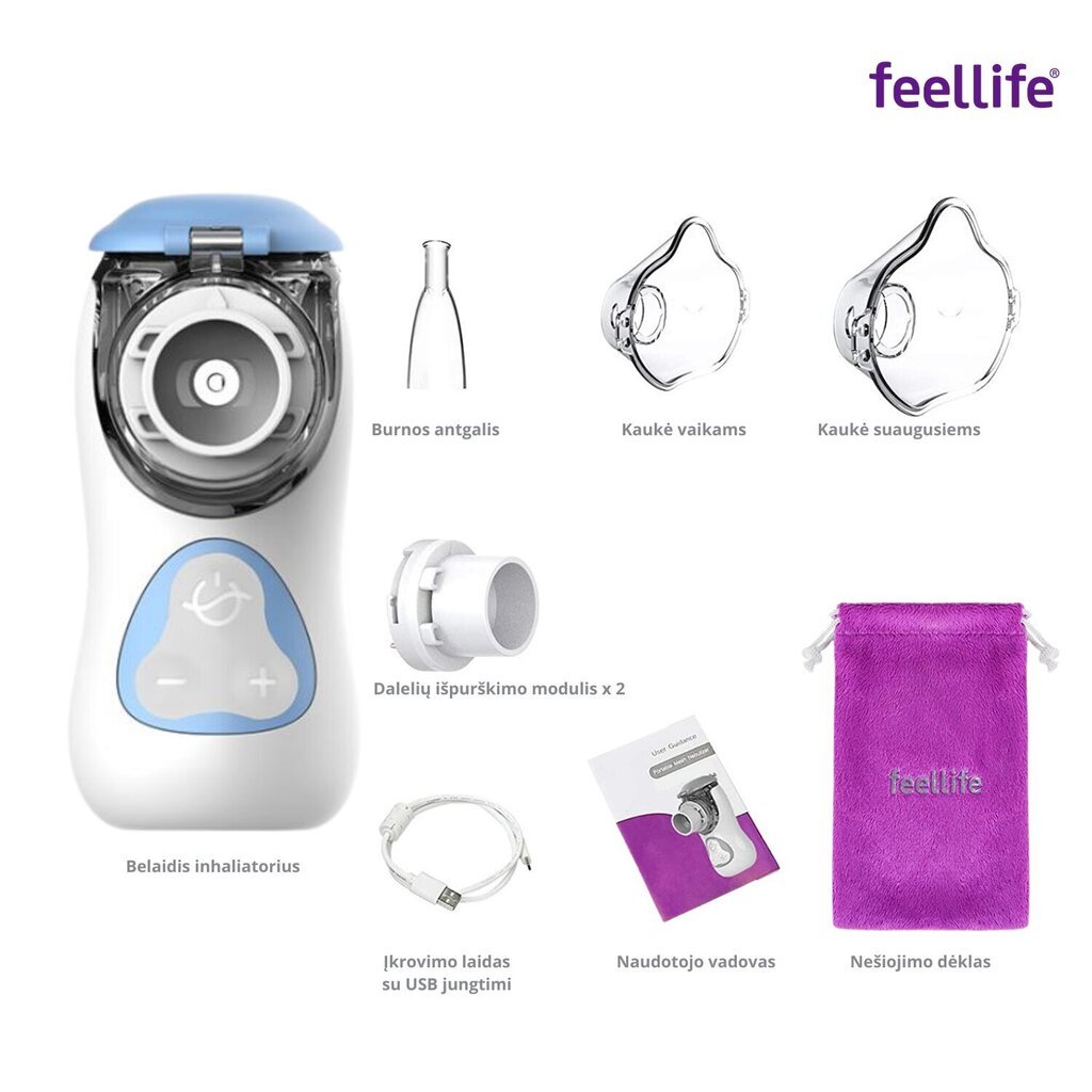 Feellife Air Kids inhalaator hind ja info | Inhalaatorid | kaup24.ee