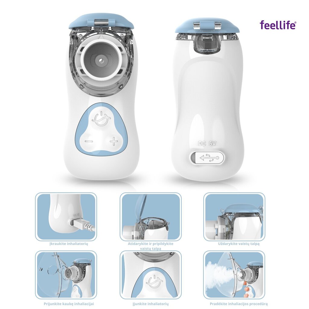 Feellife Air Kids inhalaator hind ja info | Inhalaatorid | kaup24.ee