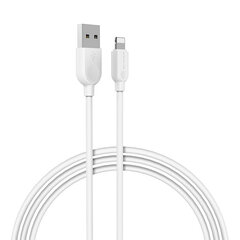 Borofone kaabel BX14 LinkJet - USB to Lightning - 2,4A 3 meetrit valge hind ja info | Mobiiltelefonide kaablid | kaup24.ee
