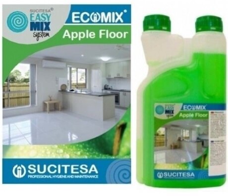 Ecomix Floor Apple Scented põrandapuhastusvahend, 12 tk hind ja info | Puhastusvahendid | kaup24.ee