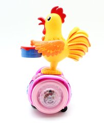 Музыкальный, двигающийся цыпленок-барабанщик цена и информация | Развивающие игрушки и игры | kaup24.ee