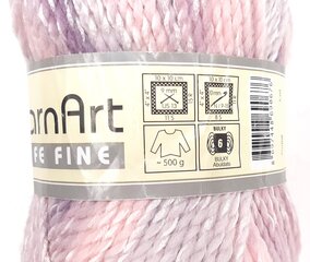 Пряжа для вязания YarnArt Life Fine 100 г, разноцветная 09M цена и информация | Принадлежности для вязания | kaup24.ee