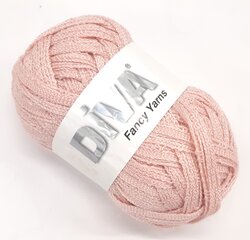 Пряжа для вязания Diva Fancy Yarns 100г, цвет светло-розовый 1R26 цена и информация | Принадлежности для вязания | kaup24.ee