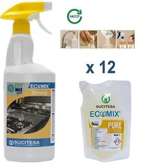 Ecomix Strong Grease Remover, 12 tk hind ja info | Puhastusvahendid | kaup24.ee