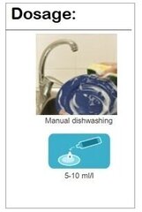 Средство для мытья посуды Aquagen DIP, 1 л цена и информация | Средства для мытья посуды | kaup24.ee