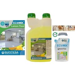 Средство для мытья полов Ecomix Floor, Lemon Dose цена и информация | Очистители | kaup24.ee