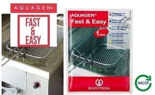 Aquagen Fast&Easy puhastuspulber fritüüridele, 30g цена и информация | Очистители | kaup24.ee