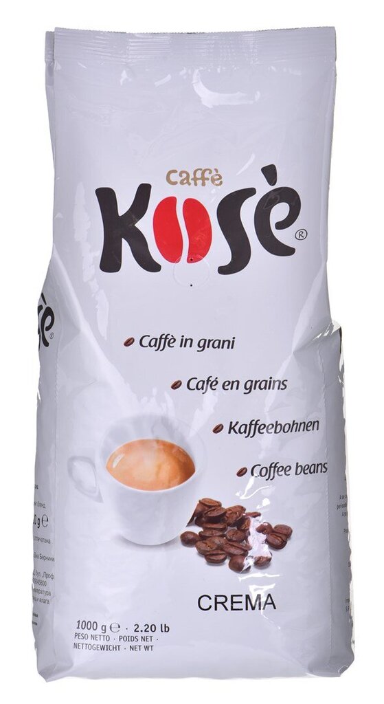 Kohvioad Puples Caffe Crema Kose, 1 kg цена и информация | Kohv, kakao | kaup24.ee