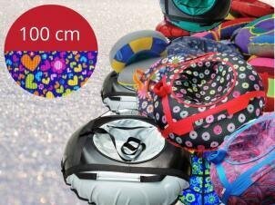 Надувные санки-ватрушка Heart, 100 см, IT.D100.4 цена и информация | Санки | kaup24.ee