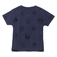 T-särk tüdrukutele ja poistele Marvel, sinine цена и информация | Рубашки для девочек | kaup24.ee