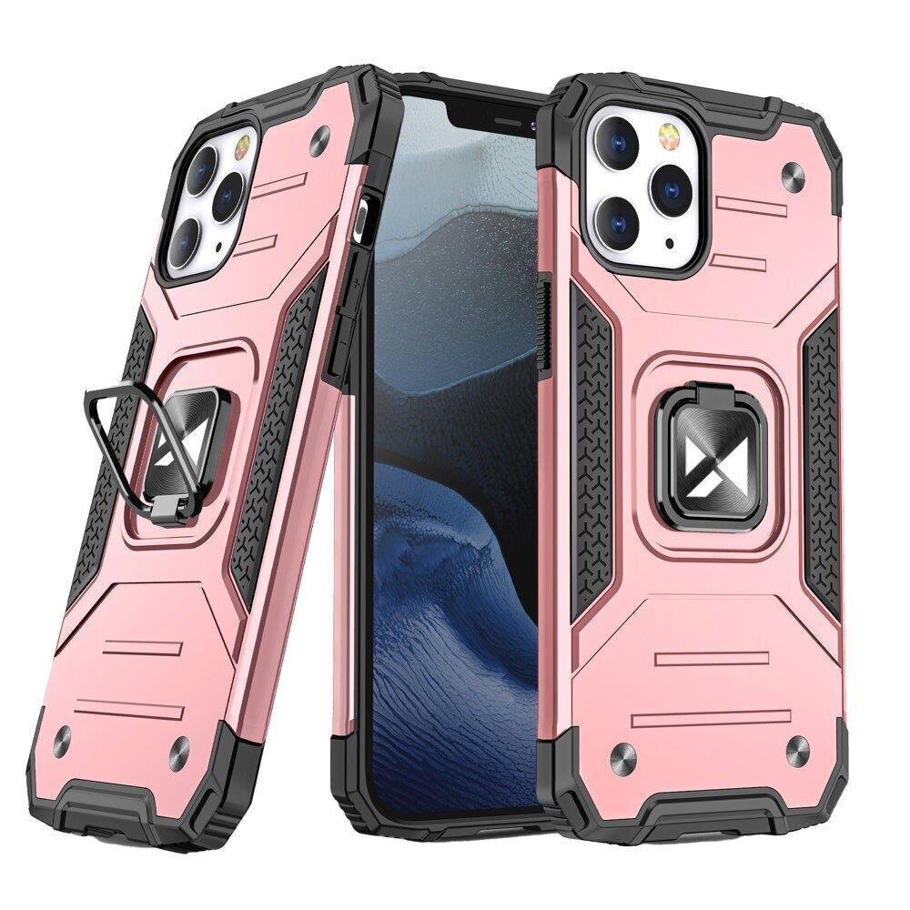 Wozinsky Ring Armour iPhone 14 Pro Max jaoks, roosa hind ja info | Telefoni kaaned, ümbrised | kaup24.ee
