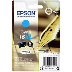 Epson 16 XL Ink cartridge, Cyan цена и информация | Картриджи для струйных принтеров | kaup24.ee