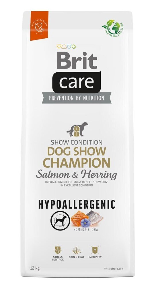 Brit Care Hypoallergenic Dog Show Champion koeratoit 12kg цена и информация | Kuivtoit koertele | kaup24.ee