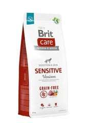 Brit Care Grain-Free Sensitive Vension koeratoit 12kg hind ja info | Brit Care Lemmikloomatarbed | kaup24.ee