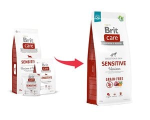 Brit Care Grain-Free Sensitive Vension koeratoit 12kg hind ja info | Kuivtoit koertele | kaup24.ee