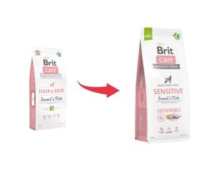 Brit Care Sustainable Insect&Fish koeratoit 12kg hind ja info | Brit Care Lemmikloomatarbed | kaup24.ee