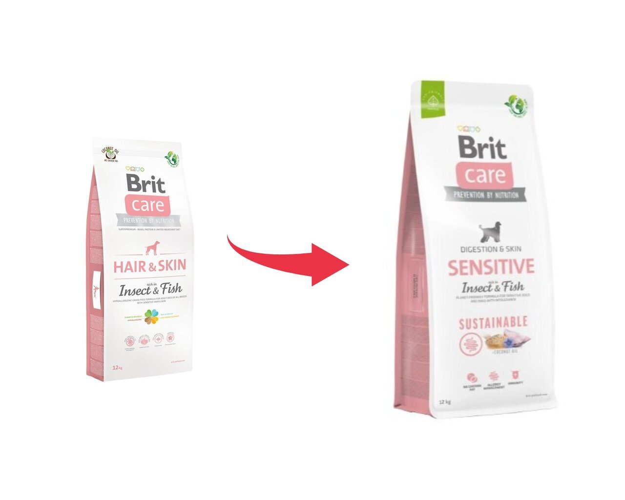 Brit Care Sustainable Insect&Fish koeratoit 12kg hind ja info | Kuivtoit koertele | kaup24.ee