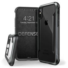 Защитный чехол Apple iPhone X Defence Ultra Cover By Xdoria Black цена и информация | Чехлы для телефонов | kaup24.ee