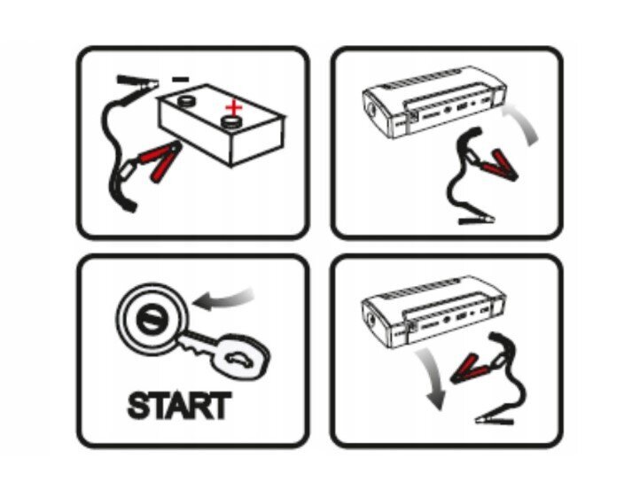 Mini mootori starter - laadija Blow Power Bank 12800mAh hind ja info | Auto akulaadijad | kaup24.ee
