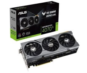 Asus TUF Gaming GeForce RTX 4070 Ti 12GB (TUF-RTX4070TI-12G-GAMING) GDDR6X hind ja info | Videokaardid (GPU) | kaup24.ee