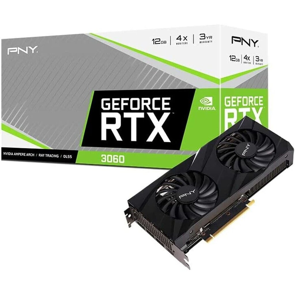 PNY GeForce RTX 3060 цена и информация | Videokaardid (GPU) | kaup24.ee