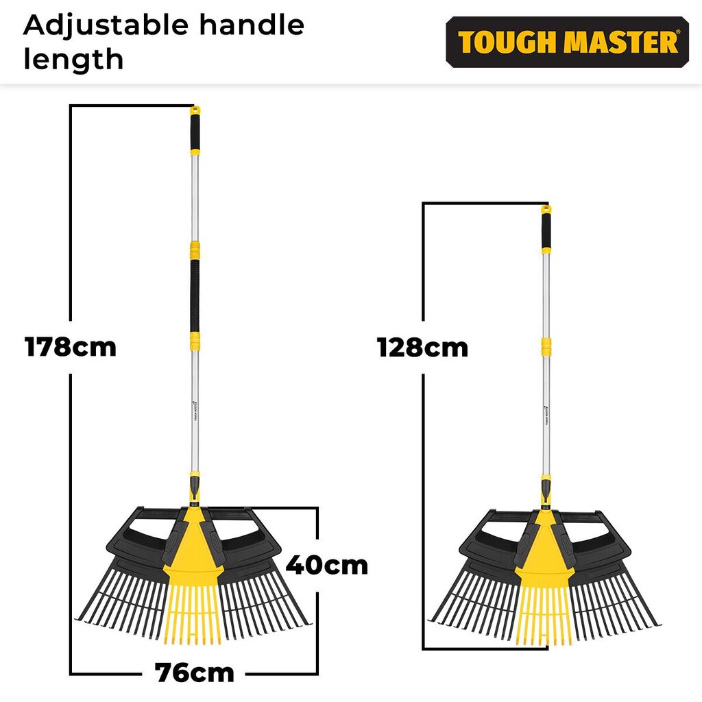 Reha 77 cm 3 in 1 UK BRAND, TOUGH MASTER® TM-GLR31 hind ja info | Aiatööriistad | kaup24.ee