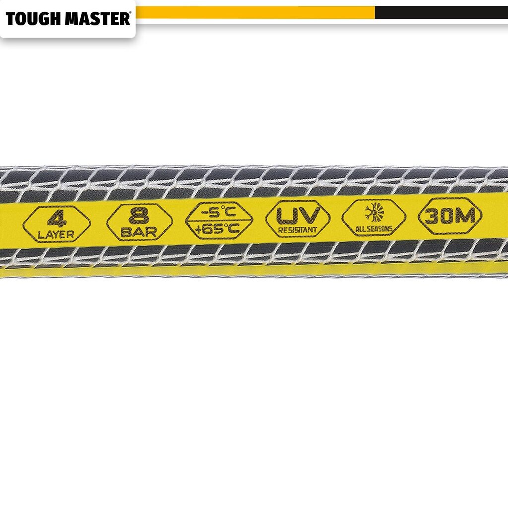 Tugevdatud kastmisvoolik 30m. (-5°C iki +65°C) UK BRAND, TOUGH MASTER® TM-GH430C цена и информация | Kastekannud, voolikud, niisutus | kaup24.ee