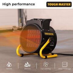 Керамический обогреватель Tough master®, 2800 Вт, TM-CFH283 цена и информация | Грелки | kaup24.ee