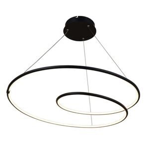 Lindby Lucy LED ripplamp, 70cm, mattmust цена и информация | Rippvalgustid | kaup24.ee