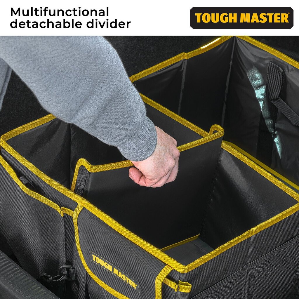 Kokkupandav auto pagasiruumi korraldaja , 58x44x28 cm, UK BRAND, TOUGH MASTER® TM-CBO621 hind ja info | Tööriistakastid, tööriistahoidjad | kaup24.ee